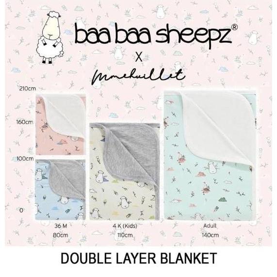 Baabaasheepz x Mmehuillet Double Layer Blanket Flamingo Kids