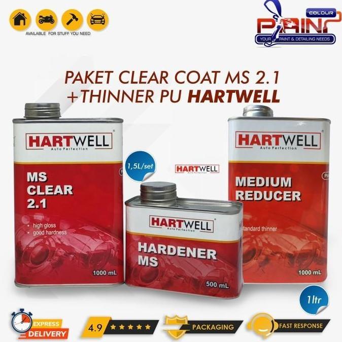 Kael- Paket Clear Coat + Thinner Pu Hartwell Ms .1
