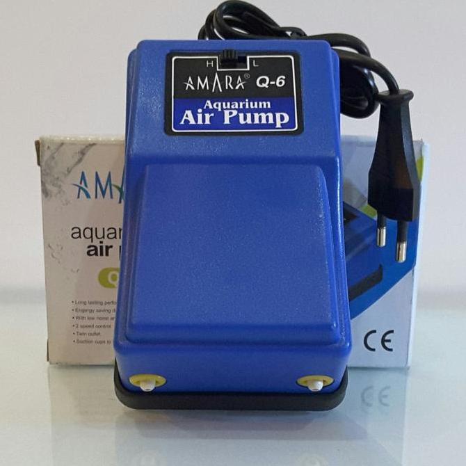 POMPA UDARA / AIR PUMP / AERATOR AQUARIUM AMARA Q6 / AMARA Q 6