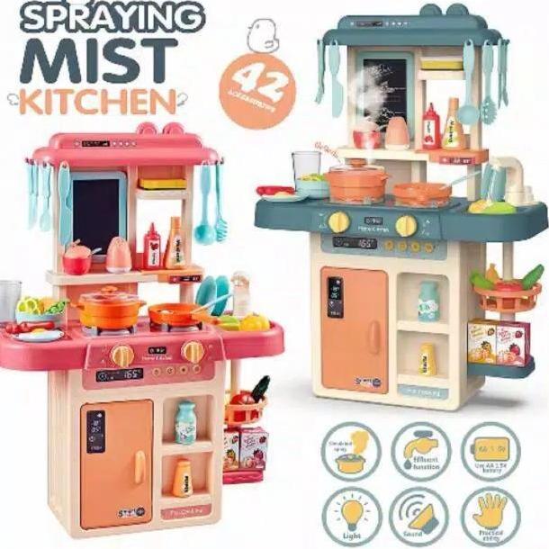 Tm888Mainan Spraying Mist Kitchen Kitchen Set Uap Ukuran Jumbo