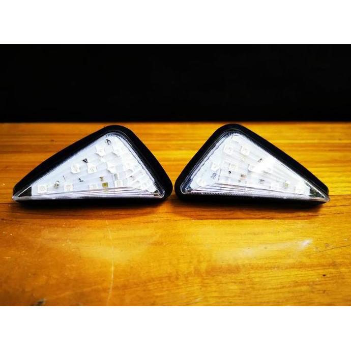 DY100 - Lampu Sein Tempel Segitiga Vixion Old R15 V3 Vixion New Cbr Ninja Gsx Universal