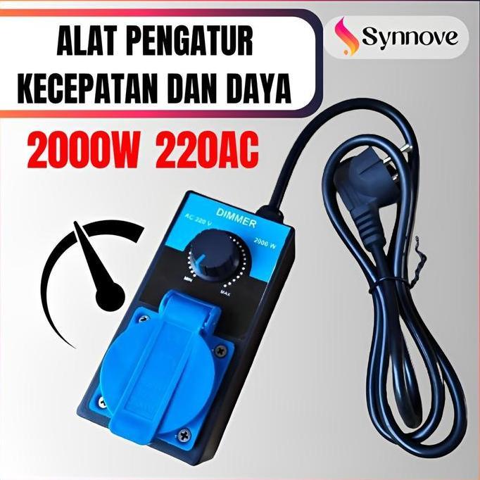 Dimmer Speed Control 2000W Pengatur Kecepatan Gerinda Dimmer Gerinda 2000 Watt Ac 220V