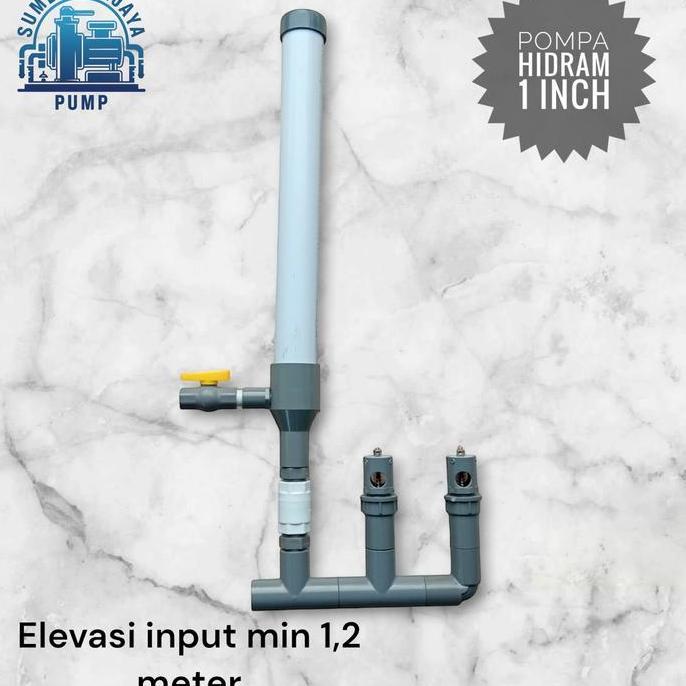 Pompa hidram 1 inch double klep