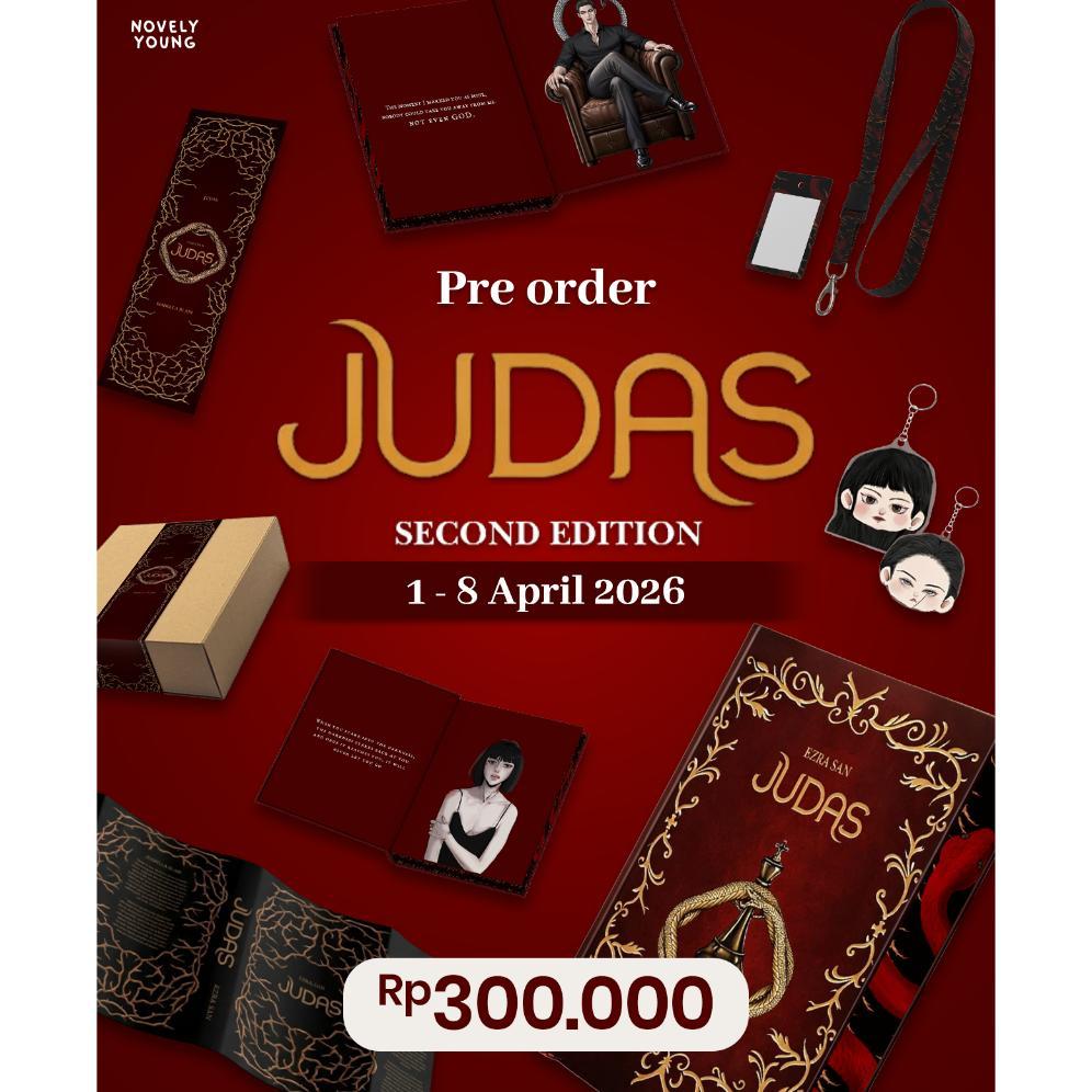Novel Judas - Ezra San - Gratis Biaya Packing