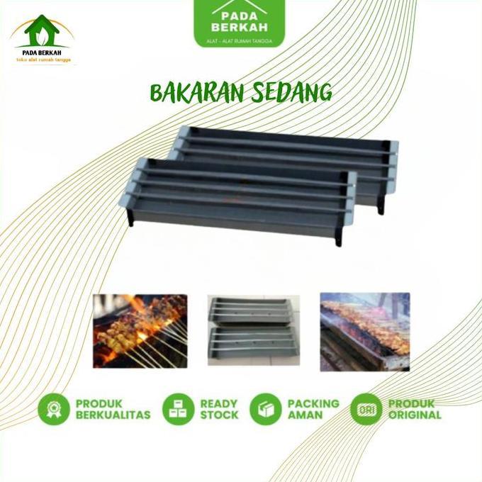 Cionall_Shop - Panggangan Sate Pembakaran Sate Panggangan Sate Areng Bakaran Sedang Alat Besi  Arang