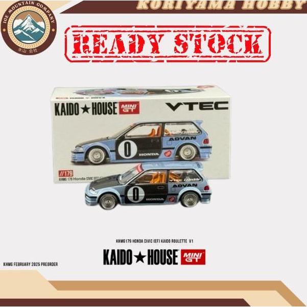 Promo Mini GT Kaido House 179 Honda Civic (EF) Kaido Roulette V1 MiniGT Diskon