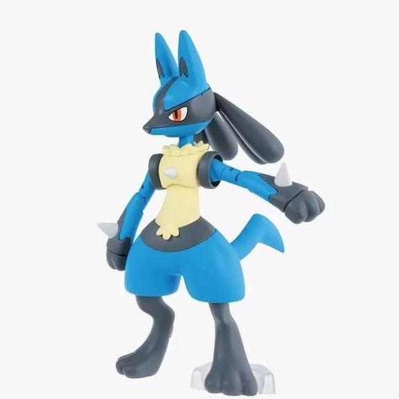 Promo Bandai Plamo Pokemon PokePla Riolu & Lucario 44 Diskon