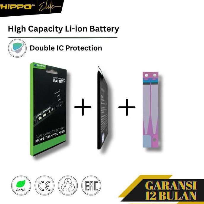 Case- Hippo Baterai Compatible With Iphone 7 Plus 2900Mah Batt Batre Batere Batrai Battery Baterai F