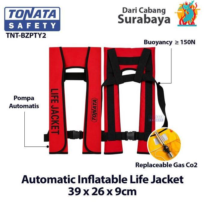 NEW Automatic Inflatable Life Jacket / Jaket Pelampung Tiup Otomatis / Jaket Snorkling
