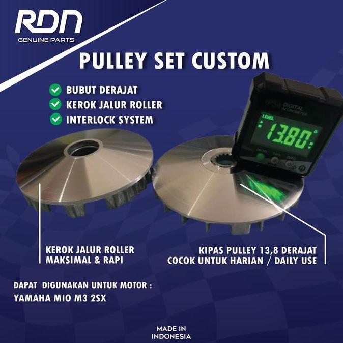 Pulley Set Custom Mio M3 Original Rdn