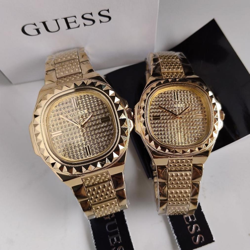Gratis Ongkir Guess Rebel Gw0622G1 Gw0601L2, Jam Tangan Couple Original Free Box Ori