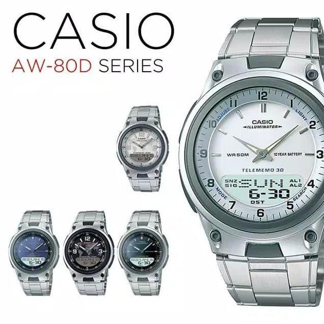 CASIO AW-80D-1A2VDF AW80D-1A2VDF JAM TANGAN ORIGINAL
