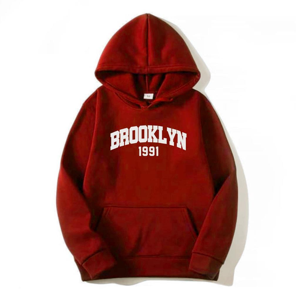 PREMIUM JUMPER HOODIE BROOKLYN 1991 || BROOKLYN 1991 SWEATER HOODIE ( PRIA & WANITA )
