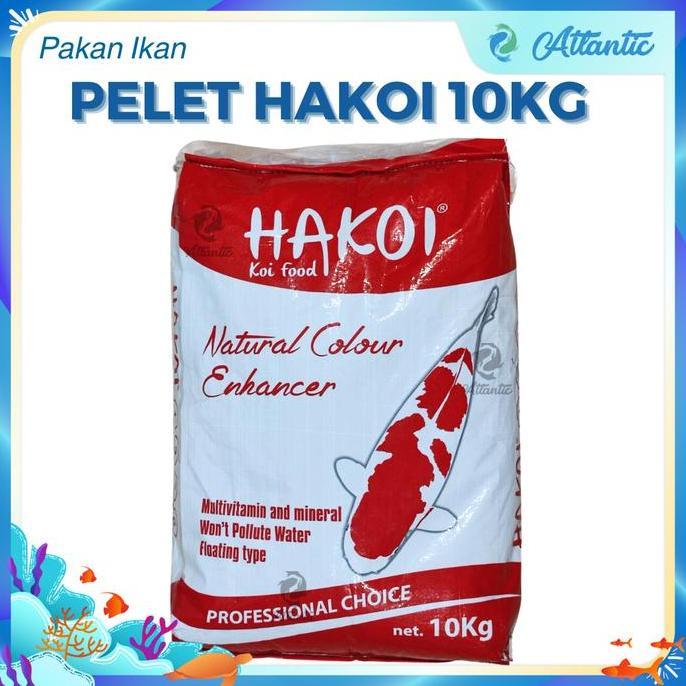 Pakan Koi Hakoi 10 KG Pakan Pertumbuhan Ikan Koi Pelet Karung 10Kg
