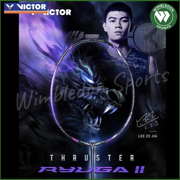 VIRALL RAKET BADMINTON VICTOR THRUSTER RYUGA II / RAKET VICTOR TK-RYUGA II / TK RYUGA 2 *