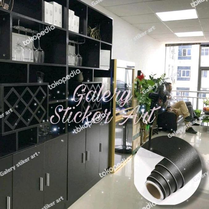 Well- Stiker Hitam Matte (Black Matte)