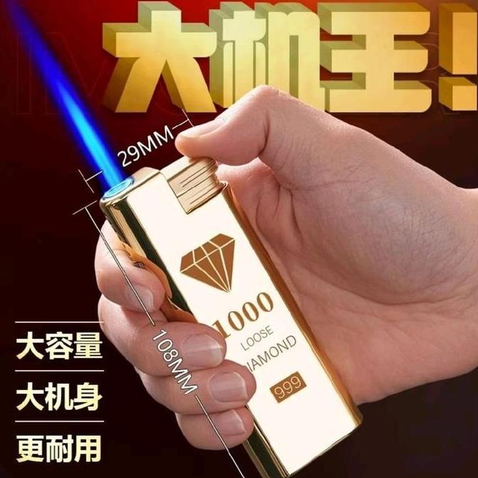 Pilihan - Korek Jumbo / Korek Bara Jumbo Motif / Korek Bara Magnetik Jumbo Gold Bisa Isi Ulang Korek