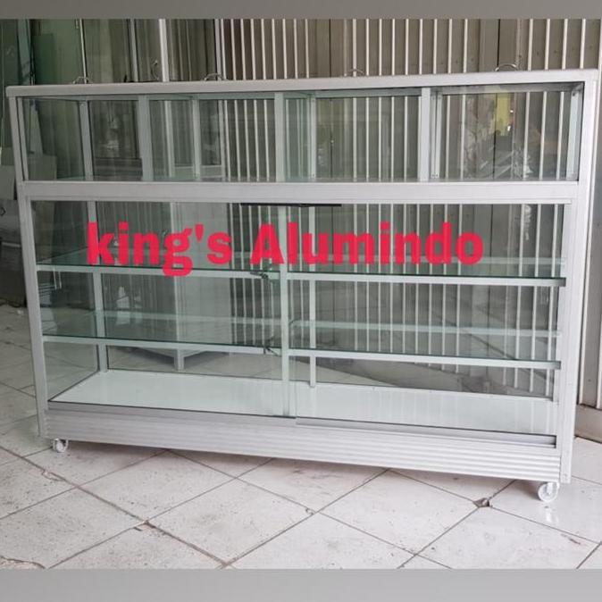 etalase beras 1,5 meter / etalase beras untuk sembako / etalase beras / etalase murah