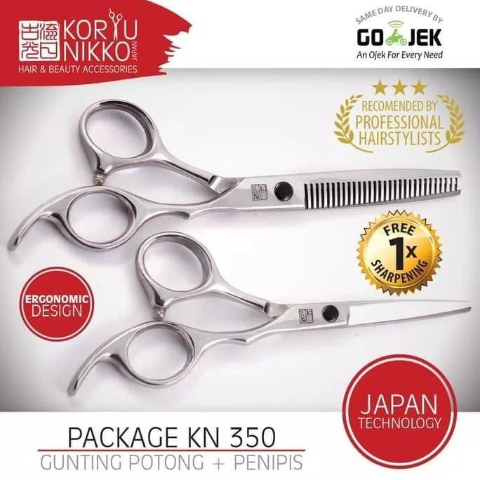 SCISSORS KN350 GUNTING PAKET SILVER