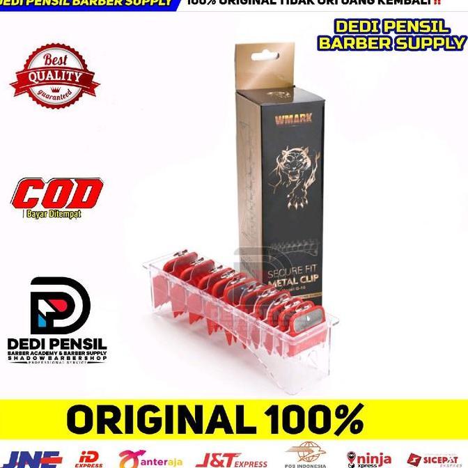 SET GUARD WMARK MERAH ISI 10 UNIVERSAL BISA DIGUNAKAN UNTUK CLIPPER WMARK KEMEI WAHL VGR DLL