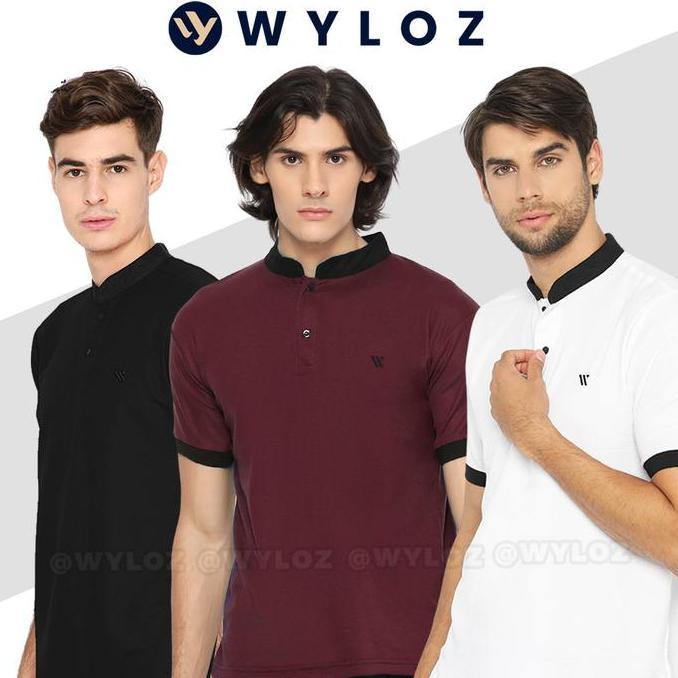 Gntg- Wyloz Baju Kaos Polo Shirt Shanghai Kerah Sanghai Distro Jumbo B Size Pendek Cowok Laki Pria S