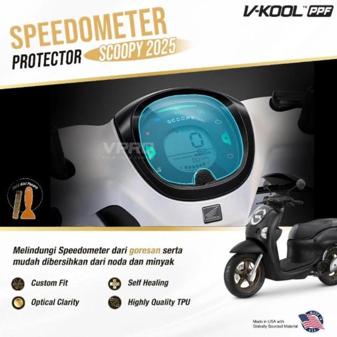 Ppf Vkool Speedometer Honda Scoopy New 2025 | Anti Gores Motor Self Healing Tpu Kualitas Tinggi Perl