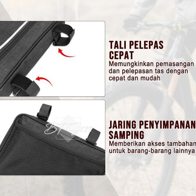 Cycle- Tas Frame Segita Sepeda Merek B-Soul Ukuran Besar