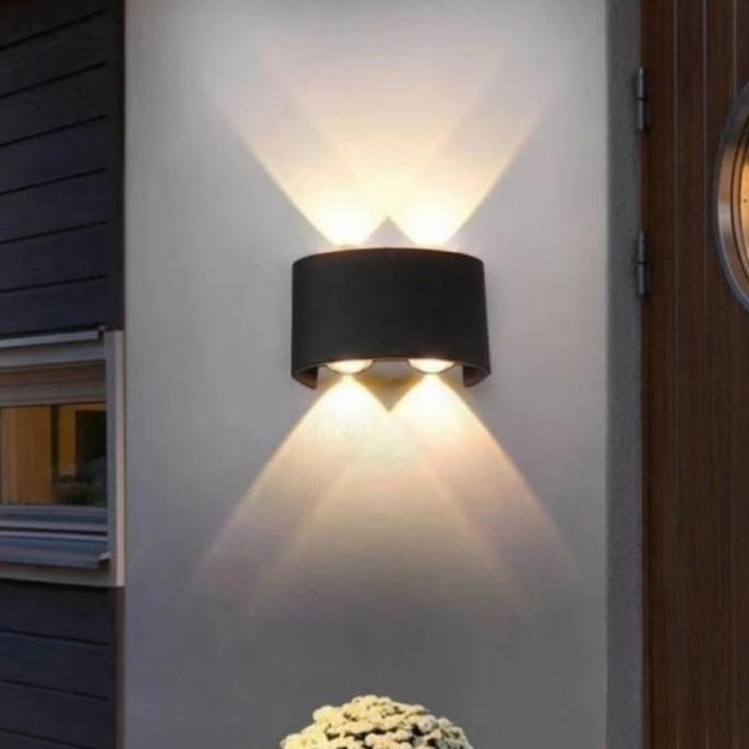 Light- Lampu Led Tempel Dinding Tembok Pilar Pagar Tiang Teras Rumah Outdoor