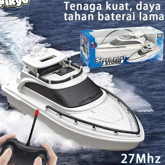 Pikyo Kapal Remote Control 27Mhz Ukuran Besar 3 Fungsi Hh Speed Yacht Mainan Anak Perahu Rc Kapal Se