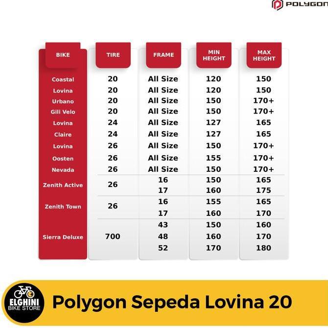 Promo Polygon Lovina 20 City Bike - Sepeda Polygon Diskon