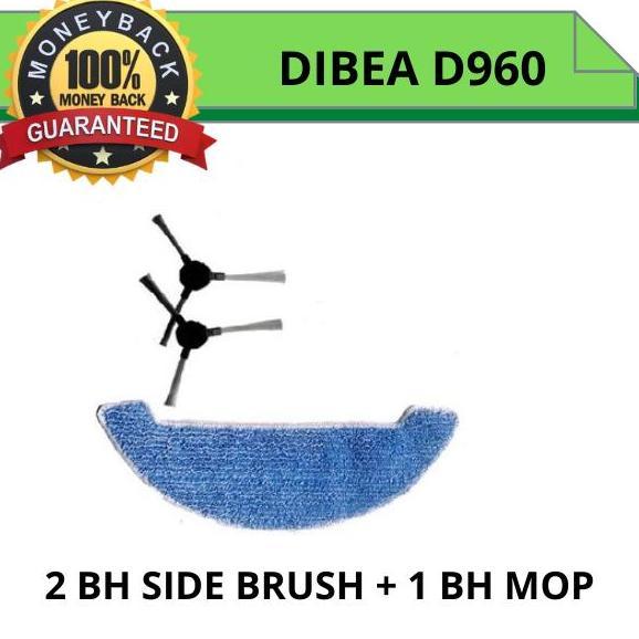 Now- Access Oem Part Rolling Brush,Side Brush, Filter ,Mop Dibea D960