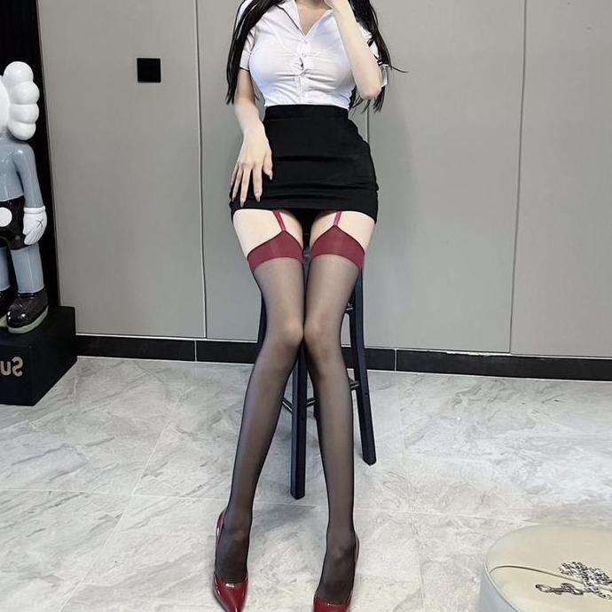 Stoking Sexy hot Perspektif Garter thigh high Stoking Lingerie stoking