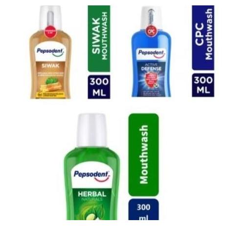Tooth- New- Pepsodent Expert Mouthsh / Cairan Obat Kumur Aneka Varian Botol 300