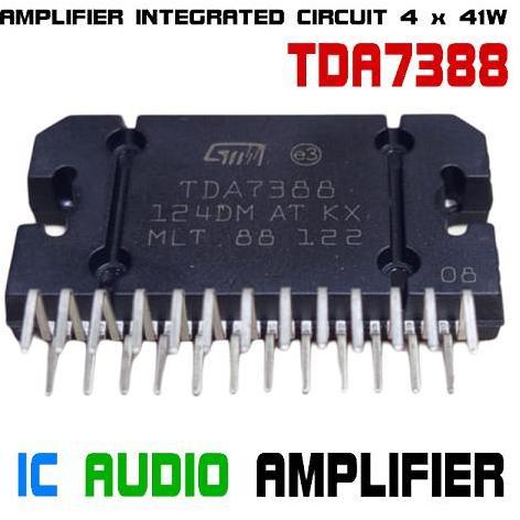 SC TDA 7388 4 X 41 WATT RMS QUAD AUDIO POWER AMPLIFIER 4 CHANNEL TDA7388