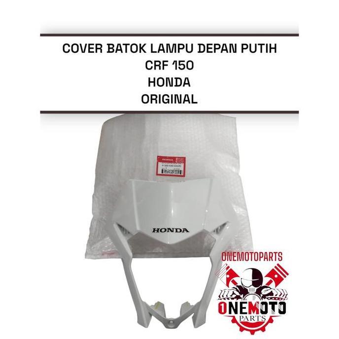 HARGA DISC - COVER BATOK LAMPU DEPAN HITAM PUTIH ABU-ABU CRF 150 HONDA 61300-K84-900ZA 61300-K84-920