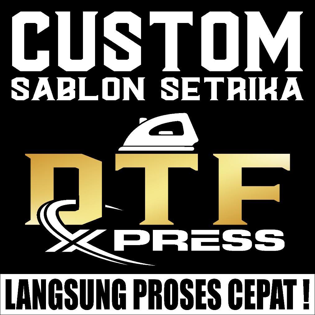 CUSTOM Sablon Setrika DTF Ukuran A3