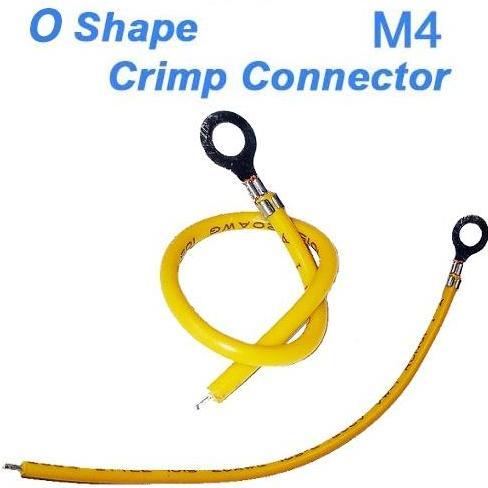 SC SKUN RING KABEL CRIMP SKUN O LUBANG BAUT M4 4MM AWG 20 600V 105C TERMINAL WIRING KONEKTOR CABLE L