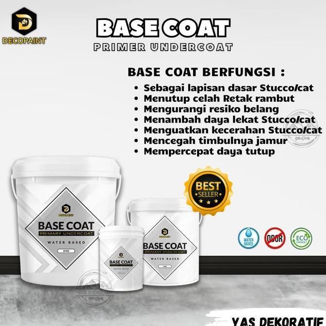 TERANGBULANSHOP_ - CAT DASAR STUCCO - PUTIH | BASE COAT PRIMARY UNDER COAT | SEALER CAT