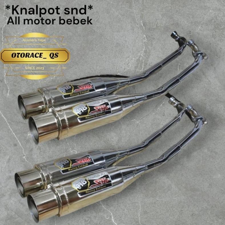 Favorit Knalpot Racing Snd Universal Motor Bebek Supra,Grand,Revo,Karisma,Blade,Jupiter,Vega,Shogun,