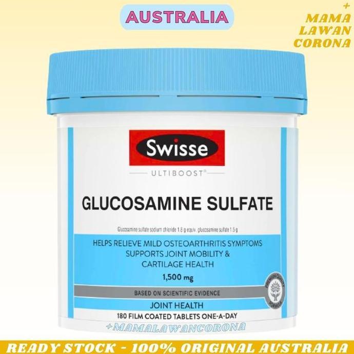 Swisse Glucosamine Sulfate 1500Mg 180 Tablets 1500 Mg Tablet