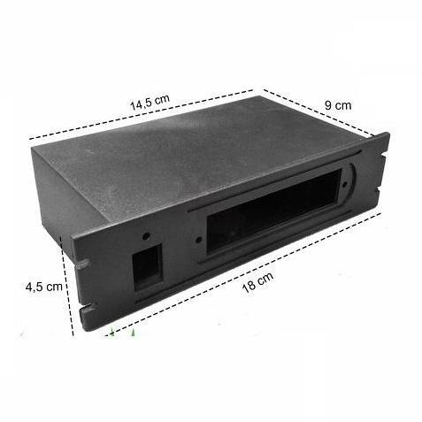 SC BOX AMPLI MINI MODUL MP3 MP5 KOTAK PLASTIK HITAM TEMPAT RUMAH CASING MODULE MP3 180X150X45MM
