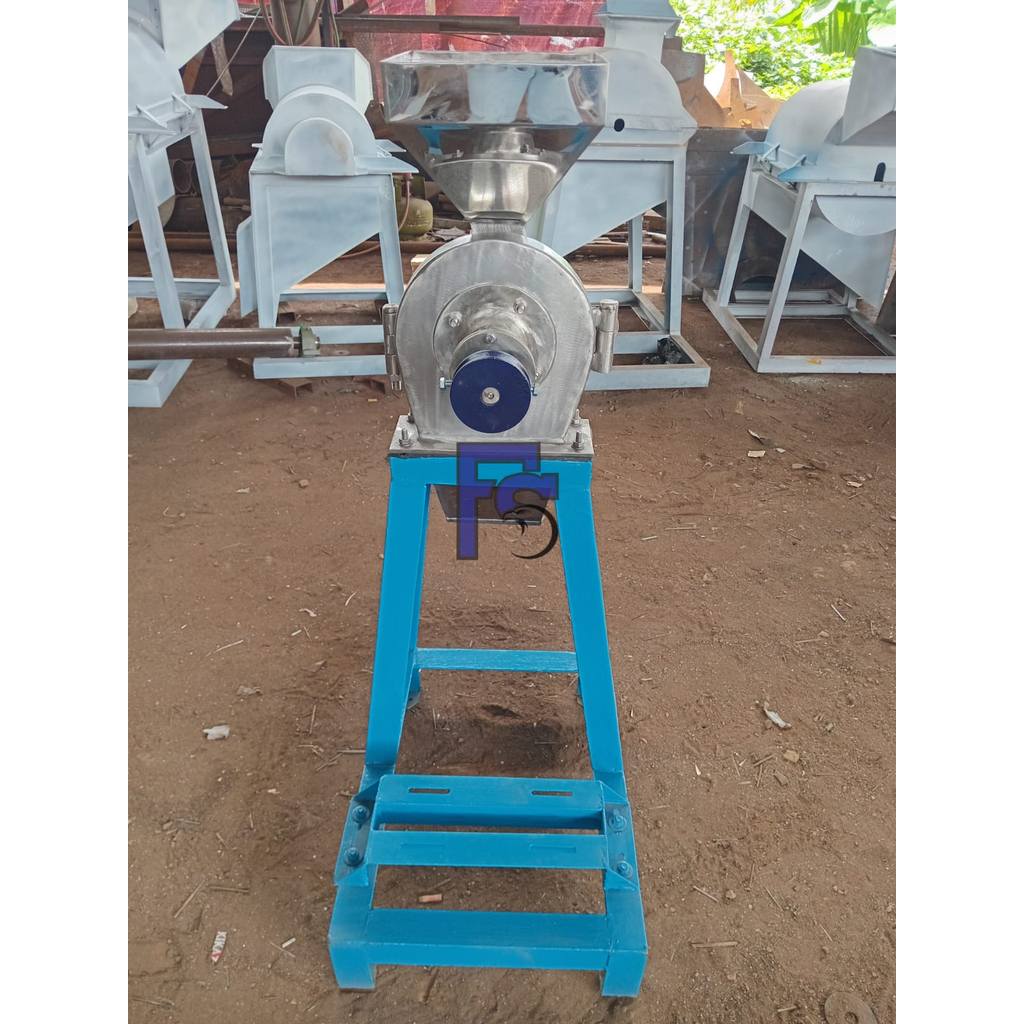 Mesin Penepung Singkong Disk mill FFC 15 Stainless Steel Giling Singkong Tanpa Mesin Penggerak