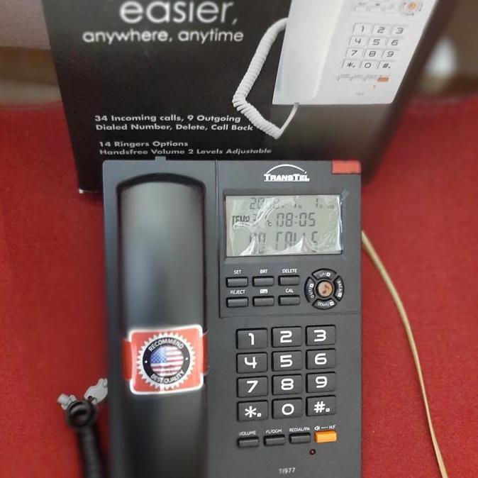 Telepon Rumah/ Kantor/ Hotel MerkTranstel Ti977 NS