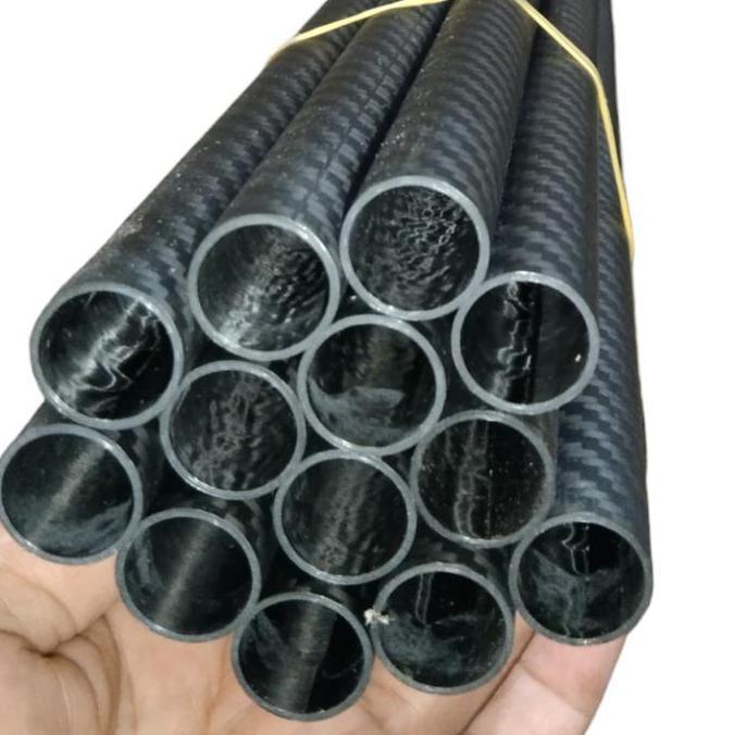 PIPA CARBON 24MM X 22MM 100CM CARBON FIBER 3K PIPA KARBON HOLO DOFF PARALON XX27