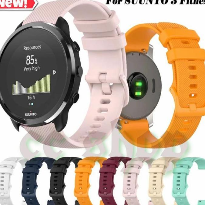 STRAP SUUNTO STRAP SILIKON FOR WATCH SUUNTO 3 FITNESS TALI JAM ACC SIAP KIRIM