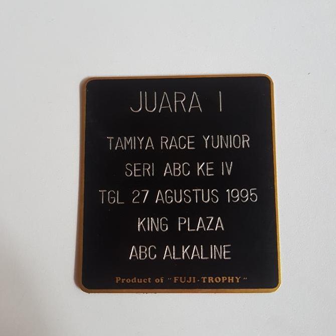 tamiya plakat juara jadul