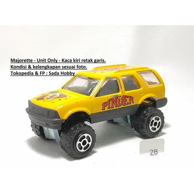 DIECAST MAJORETTE GMC CHEVROLET BLAZER JIMMY PINDER CIRCUS VARIAN BUMPER ABU ABU UNIT ONLY S2025