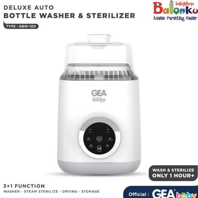 (Good) GEA BABY Deluxe Auto Bottle Washer & Sterilizer GBW-100