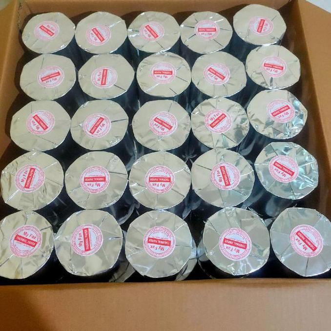 Piloi- Kertas Thermal Edc 80X50Mm Paket 10 Pcs Struk Kasir Printer Thermal 80Mm Roll