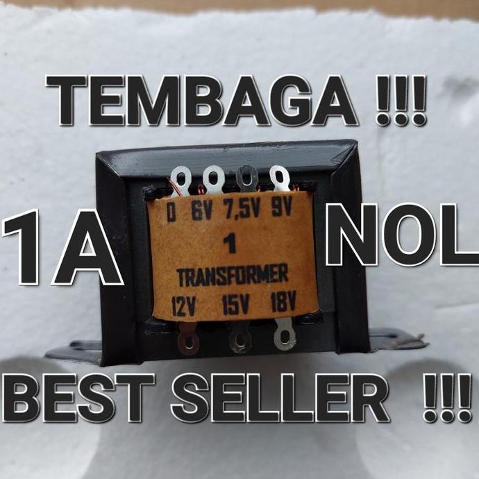 Nol Travo 1A Nol Trafo 1 Ampere A 0 O Bukan Ct Kurae Input 110V 0V 220V Output Ac 0V Engkel 6V 7V5 7